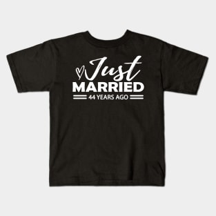 44th Wedding Anniversary - 44 years anniversary Kids T-Shirt